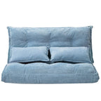 Trzyosobowa sofa z tkaniny lnianej