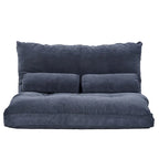 Trzyosobowa sofa z tkaniny lnianej