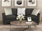 Linen Fabric 3-Seater Sofa