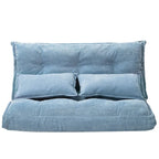 Trzyosobowa sofa z tkaniny lnianej