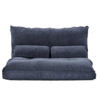 Trzyosobowa sofa z tkaniny lnianej