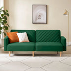 Nowoczesna rozkładana sofa, składany tapczan, oszczędzający miejsce futon do salonu lub pokoju gościnnego