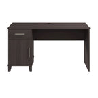 Biurko do domowego biura 54" z szufladą i szafką do przechowywania, przelotką do zarządzania kablami, nośność 200 funtów