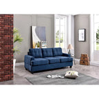 Sofa Sandridge z mikrofibry, prosta z rozszerzanymi podłokietnikami, 199 cm szerokości - 86 cm dł. x 199 cm szer. x 91 cm wys.