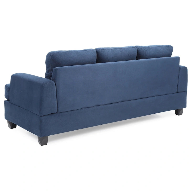 Sofa Sandridge z mikrofibry, prosta z rozszerzanymi podłokietnikami, 199 cm szerokości - 86 cm dł. x 199 cm szer. x 91 cm wys.